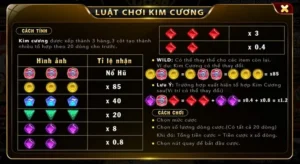 Trò Chơi Nổ Hũ Kim Cương Tại 1xBit Săn Jackpot Khủng Mỗi Ngày
